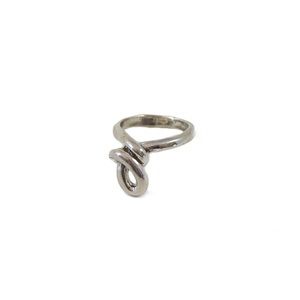 DEA DIA KNOTTY RING, sterling silver, size 8